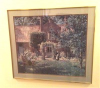 Impressionist Print, Garden Theme