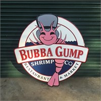 Bubba Gump Shrimp Custom Metal/Enamel Sign