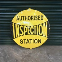 Reproduction Large Authorised Inspection Sign