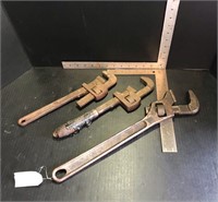 Vintage Pipe Wrenches