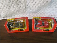 2-NIP Burago Ferrari Cars-Diecast 1:43