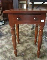 Antiques Cherry Side Table w/drawer