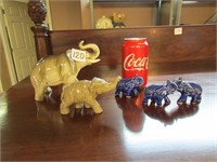 5 Ceramic Elephants Horton GOP