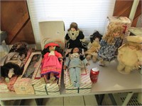 8 Dolls (some w/ boxes)