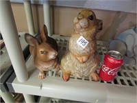 2 Rabbit/Easter Décor