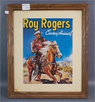 Roy Rogers Framed Comic Cover