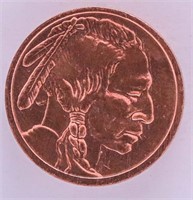 ROLL OF 1 OZ .999 OZ COPPER ROUNDS