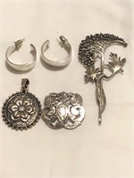 4 Sterling Pieces