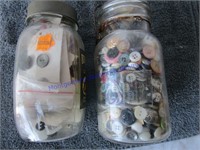 JARS OF BUTTONS