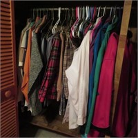 Vintage Clothing 1/2 of Closet