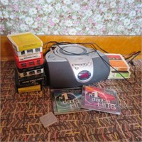 Lenox CD Player, CD’s, Cassettes, & 8 Tracks