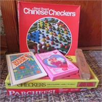 Checkers, Parcheesi & Games
