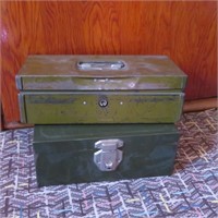 Tin Boxes- Larger One Will Not Open