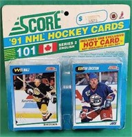 Score 1991 NHL Hockey Cards 101 series 2 english
