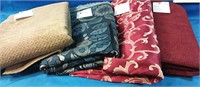 4pc of upholstery fabric - dimensions on each