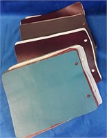 50 swatches of leather 7 1/2x9"