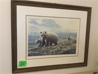 Bear Picture - 26.5" x 21.5"