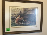 Fox Picture - 26.5" x 21.5"