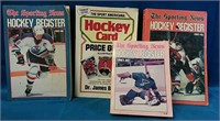 Four hockey registry books