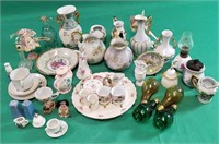 Assorted mini tea cups, accessories and extras 1"