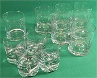Assorted glasses 3.5", 4" and 4.5"