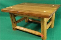 Small wooden table step stool 14.5" × 11.5"