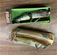 2 Vintage Rapala Lures