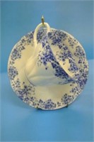 Royal Albert "Dainty Blue" Teacup & Saucer