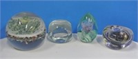 Glass Paperweights Lot