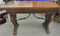 Burled Walnut Dining/Games Table
