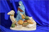 Vintage Ceramic Arab Merchant on a Camel Planter