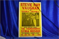 Stevie ray vaughan advertisement poster board