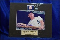 Mickey mantle "the commerce comett" hall of fame