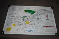 Atlanta Georgia City Layout for 1996 Olympic Game