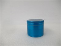 Herb Grinder, Light Blue, Bite Back Snake