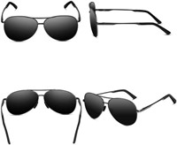 SUNMEET Aviator Polarized Sunglasses For Men
