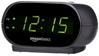 Small Digital Alarm Clock with Nightlight and