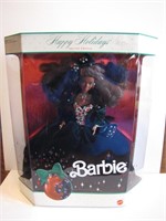 Happy Holidays Black American Barbie