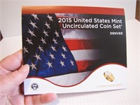 2015 U.S. Mint UNC Coin Set Denver