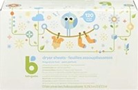 Babyganics Dryer Sheets, Fragrance Free, 120