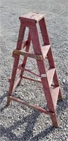 Red Wooden Ladder