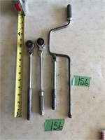 3/8" USA flex ratchet, SK speed wrench & bb