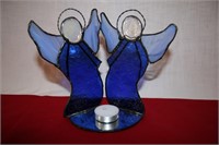 Stained glass ANGEL & CANDLE