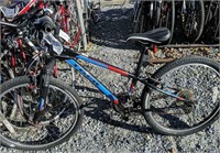 Black Red Blue Trek Mt220 Bicycle