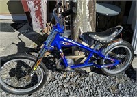 Blue Schwinn Stingray Boys Bicycle
