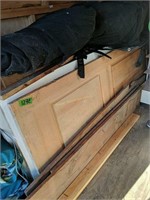 33x80" Assorted Doors, Lumber, Net. In Shed