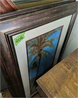 Pair Of Palm Trees Prints 48x 23"