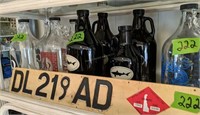 Shelf Lot Beer Growler Bottles,. Boat