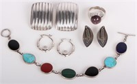 STERLING SILVER ASSORTED JEWELRY - LOT OF 5