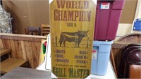 WOODEN SIGN 30 X 15 X 2 GRILL MASTER